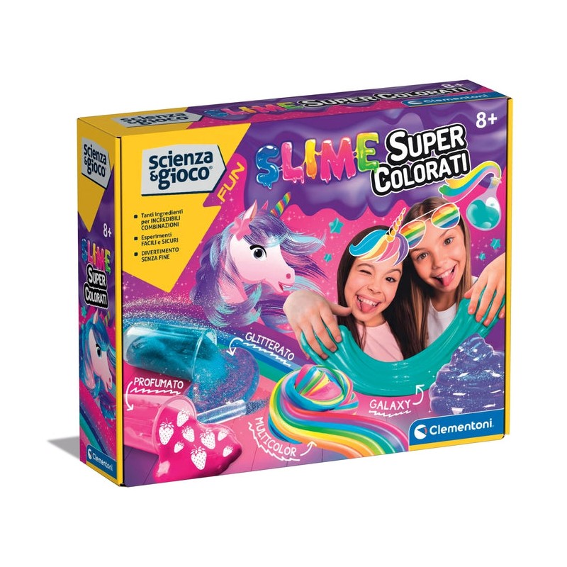 Clementoni 19355 - Scienza & Gioco - Slime Super Colorati