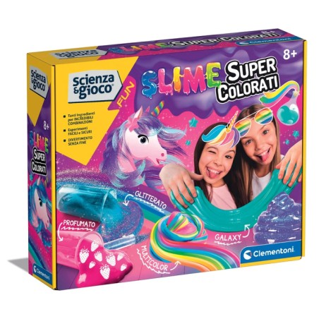 Clementoni 19355 - Scienza & Gioco - Slime Super Colorati