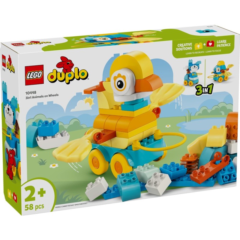 Lego 10448 - Duplo - Animali su Ruote 3 in 1