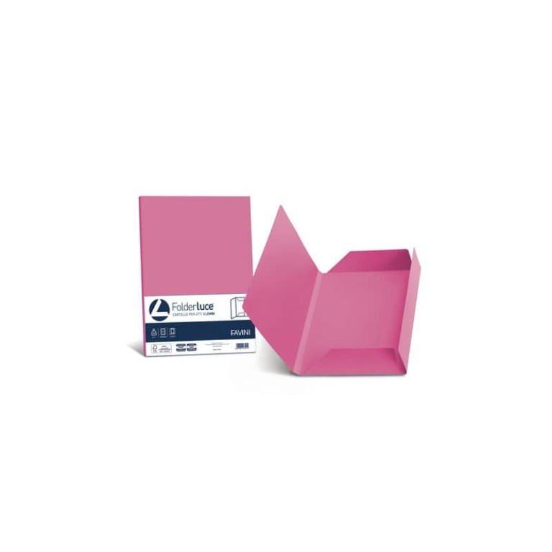 Favini A50F434 - Cartellina per Atti 3 Lembi Ciclamino Conf.25 pz
