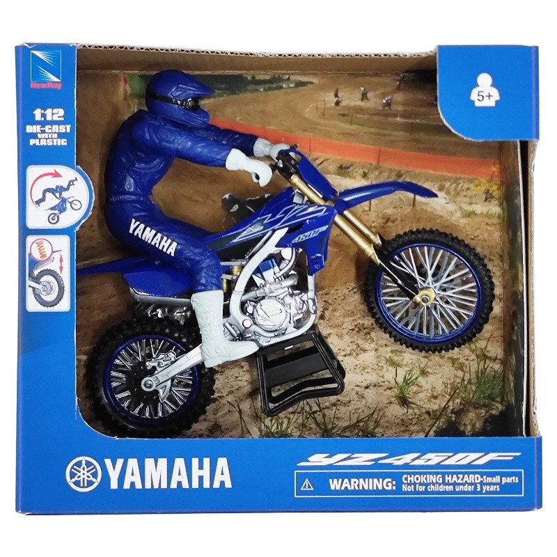 NewRay 58315 - Yamaha Yz450f Scala 1:12 con Pilota
