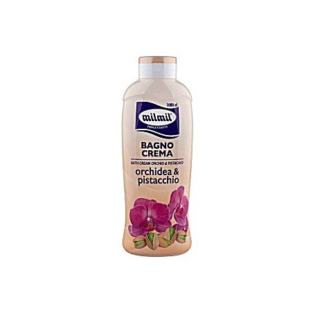Mil Mil 21960 - Bagnoschiuma Orchidea e Pistacchio 1 Lt