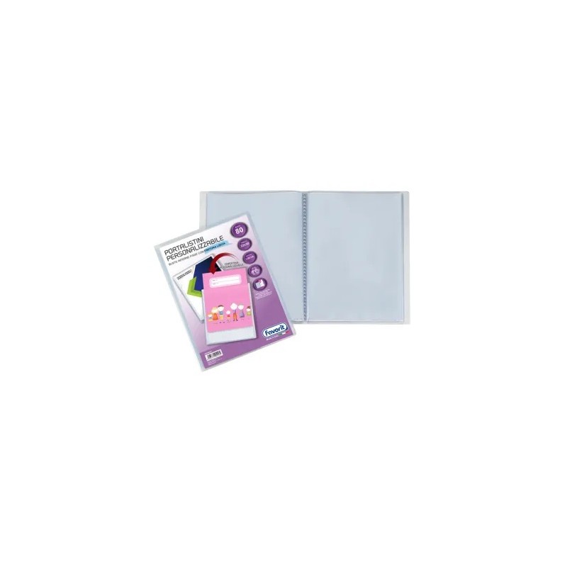 Favorit 90487 - Porta Listini Personalizzabile A4 80 Buste