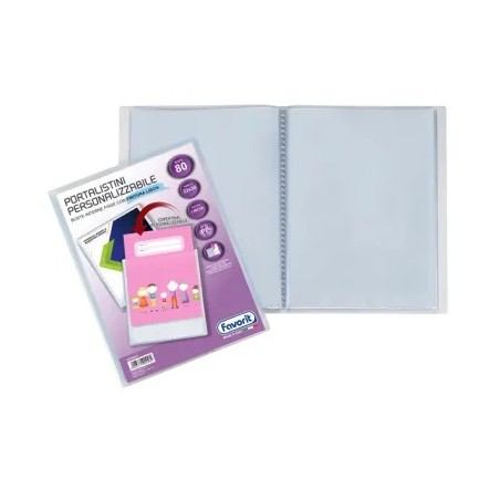 Favorit 90487 - Porta Listini Personalizzabile A4 80 Buste