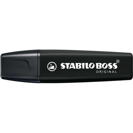 Stabilo 7046 - Marcatore Marker Nero Scalpello