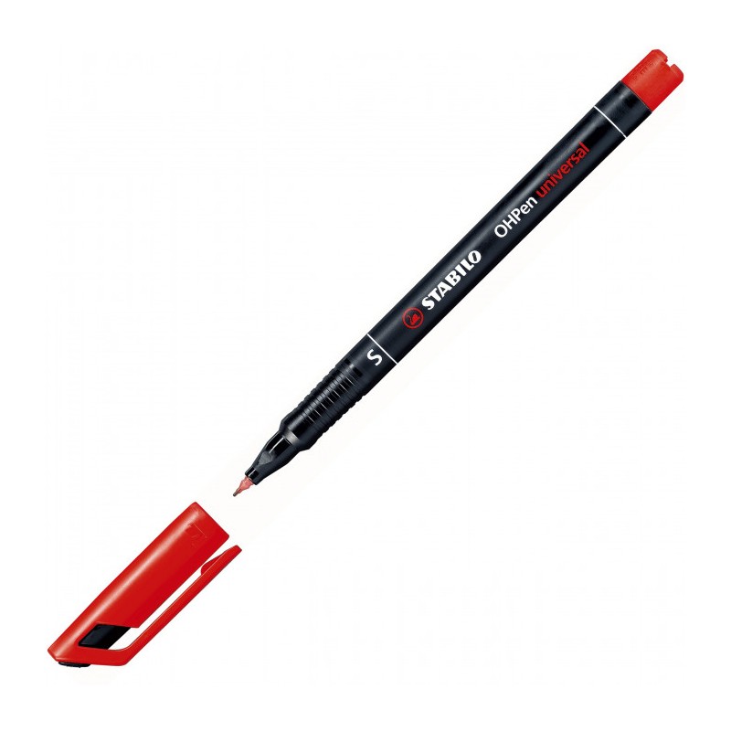 Stabilo 842/40 - Marcatore Oh-Pen Fine Rosso Conf.10 pz