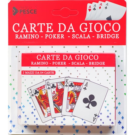 Fratelli Pesce 8755 - Blister Carte Ramino 2 Mazzi