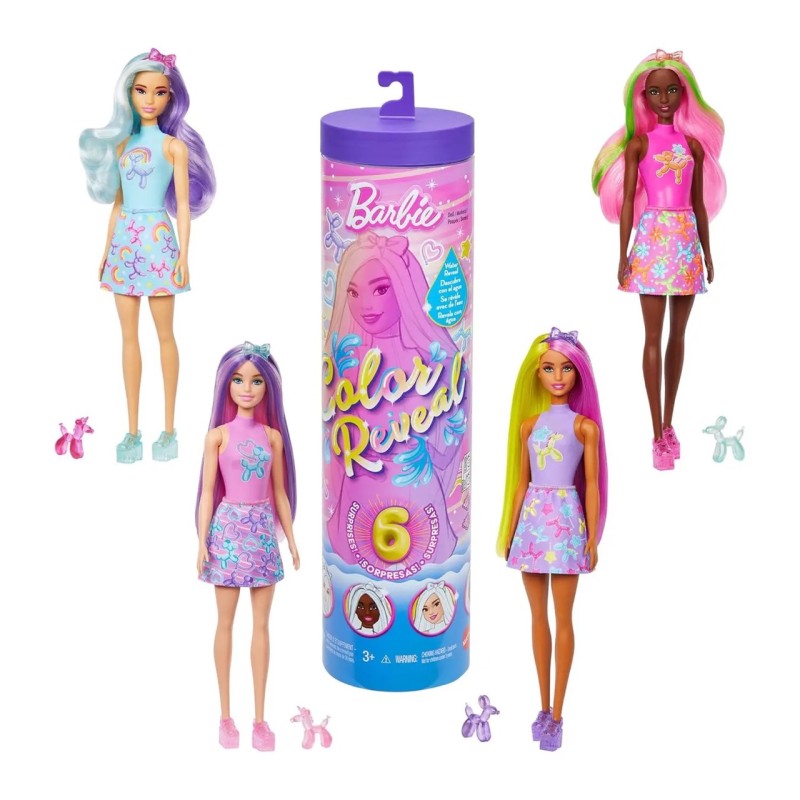 Mattel JFV58 - Barbie - Barbie Color Reveal Festa di Compleanno