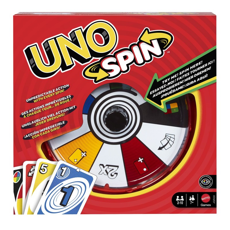 Mattel JGR00 - Gioco Uno Spin