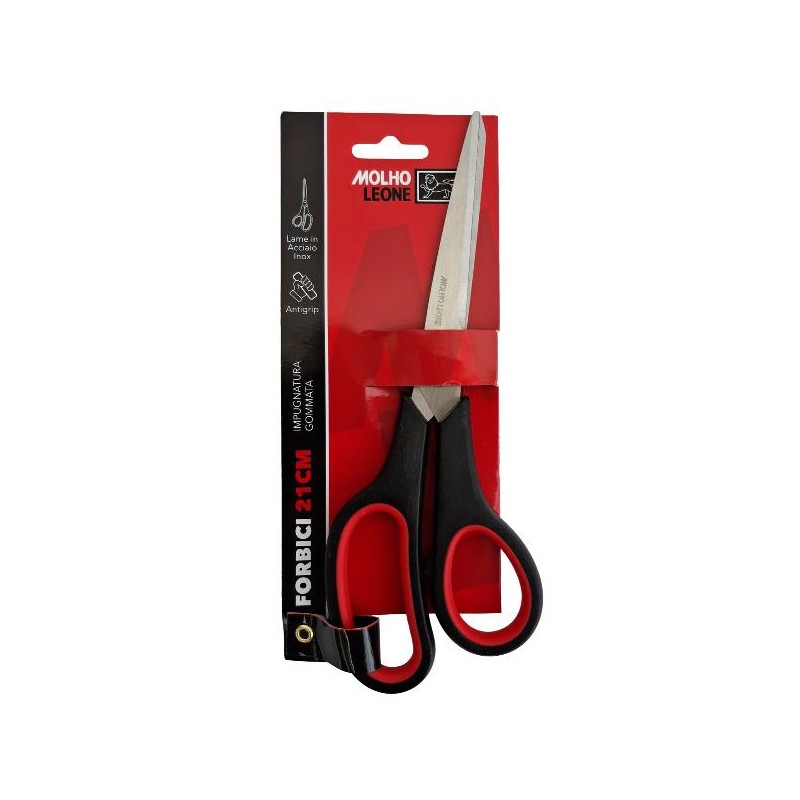 Arke 73210 - Forbici Manico Gommato Asimmetrico 21 cm