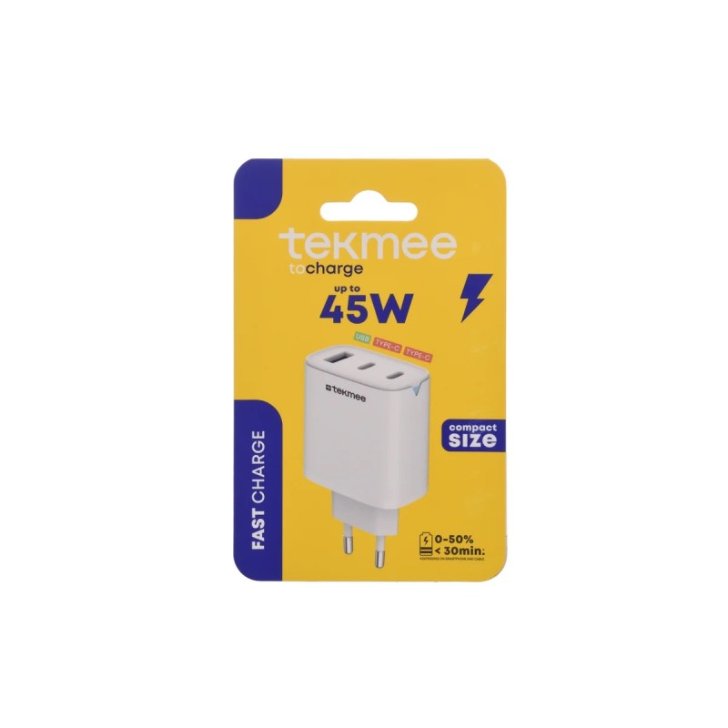 Presa A Muro Combinata Tripla Schuko – 250V/16A – Prodotta In Europa