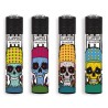 Clipper 1781 - Accendini Clipper Large Mushrooms Skulls Conf.48 pz