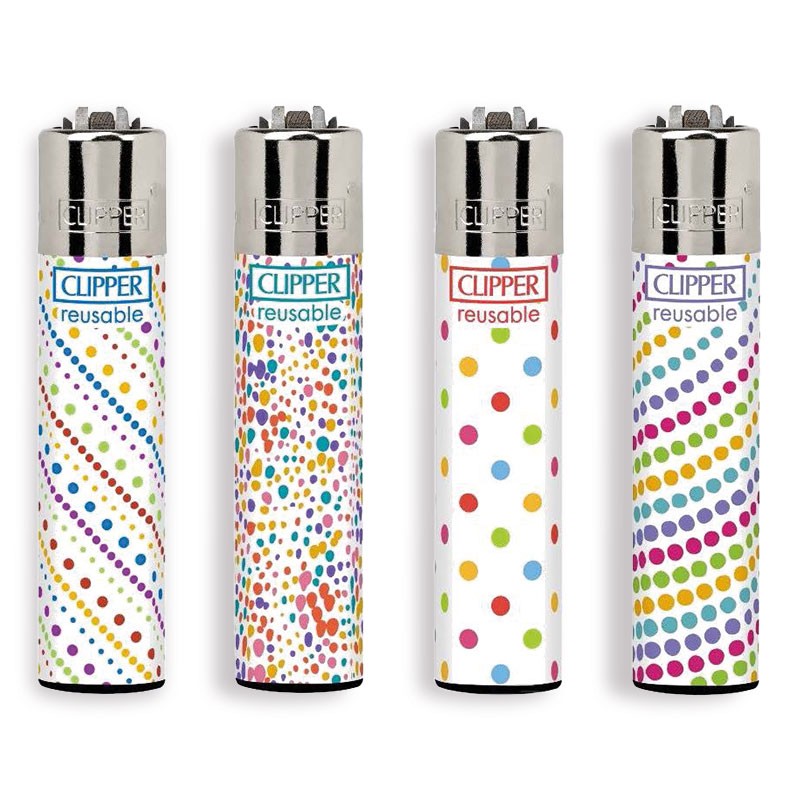 Clipper 1755 - Accendini Clipper Small Dots Conf.48 pz