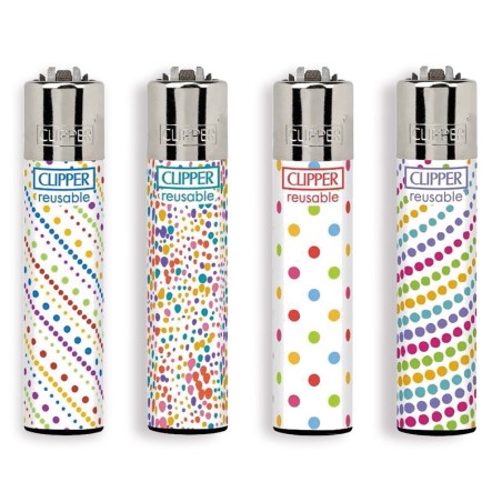 Clipper 1755 - Accendini Clipper Small Dots Conf.48 pz