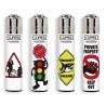 Clipper 2170 - Accendini Clipper Large Forbidden Symbols Conf.48 pz