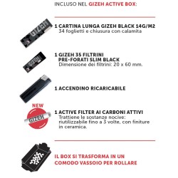 Gizeh 7460 - Kit Black Premium Box per Distributore Conf.75 pz