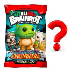 Skifidol 7451 - Skifidol Italian BrainRot Carta con Action Figure Display 12 Bustine
