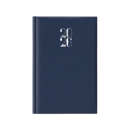 Notabene 8804 - Agenda 2026 Giornaliera Gommata 11x16,5 cm Blu