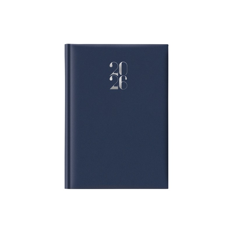 Notabene 8827 - Agenda 2026 Giornaliera Gommata 14,3x20,5 cm Blu