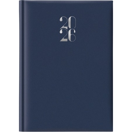 Notabene 8827 - Agenda 2026 Giornaliera Gommata 14,3x20,5 cm Blu