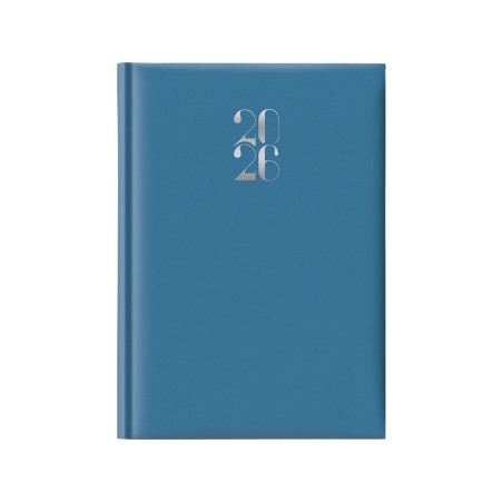 Notabene 8831 - Agenda 2026 Giornaliera Gommata 14x21 cm Azzurra