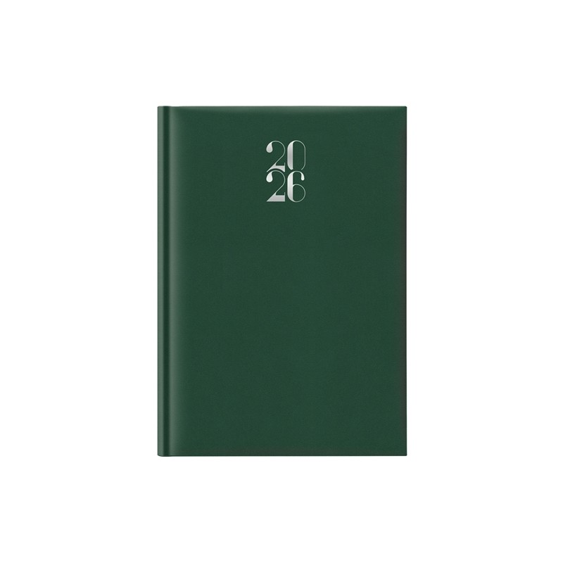 Notabene 8893 - Agenda 2026 Giornaliera Gommata 21x29 cm Verde