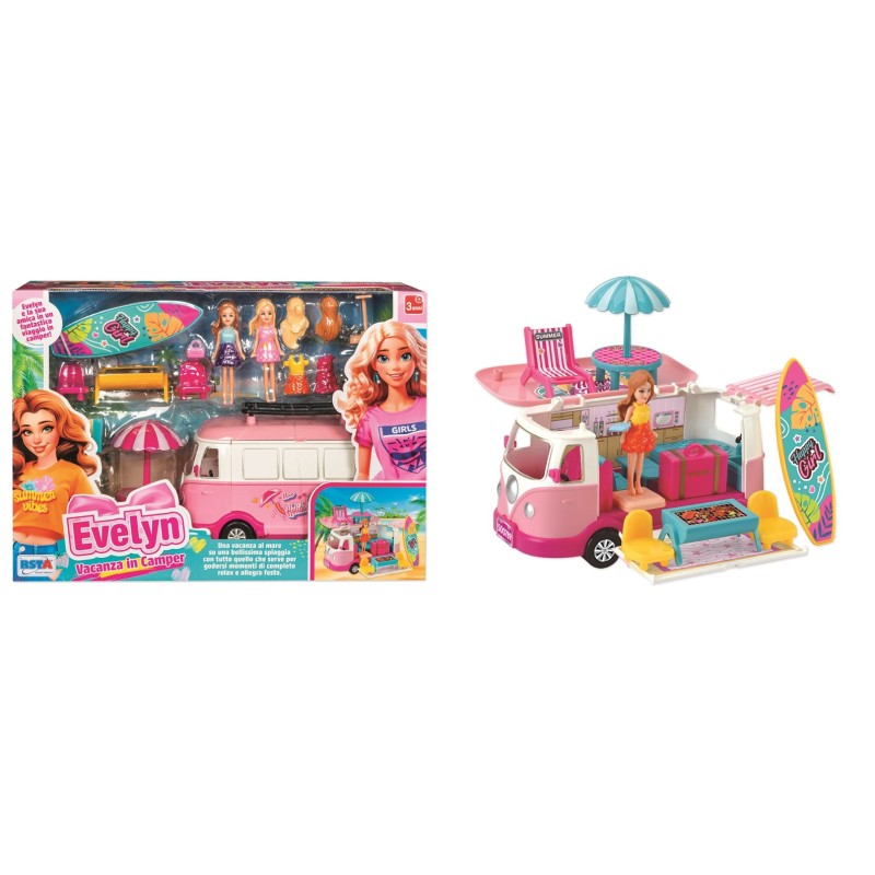 Rstoys 12182 - Evelyn Playset Vacanza in Camper