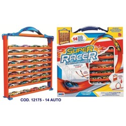 Rstoys 12175 - Pista Super Racer Parking and Track con 14 Auto