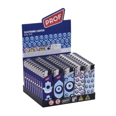 Prof 41804582 - Accendini Elettronici Ricaricabili Evil Eye Conf.50 pz