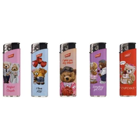 Prof 41804738 - Accendini Elettronici Ricaricabili Teddy Bear Conf.50 pz