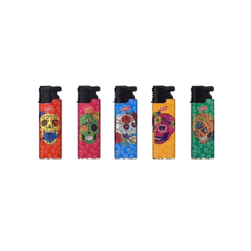 Prof 40804768 - Accendini Turbo Color Skull Conf.50 pz