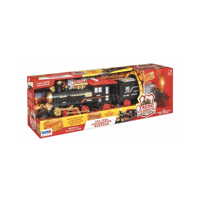 Rstoys 12203 - Treno Western Fumo e Suoni a Frizione Scala 1:48