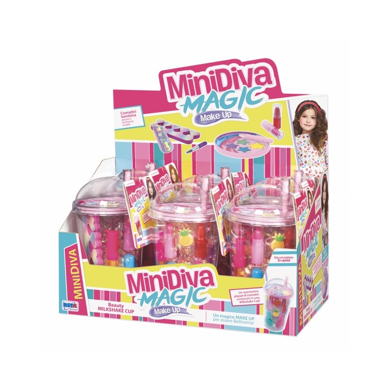 Rstoys 12205 - Set Minidiva Cosmetici Milkshake Cup