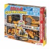 Rstoys 12212 - Playset Die-cast 4 Mezzi Costruzione Scala 1:48 Ruote Libere