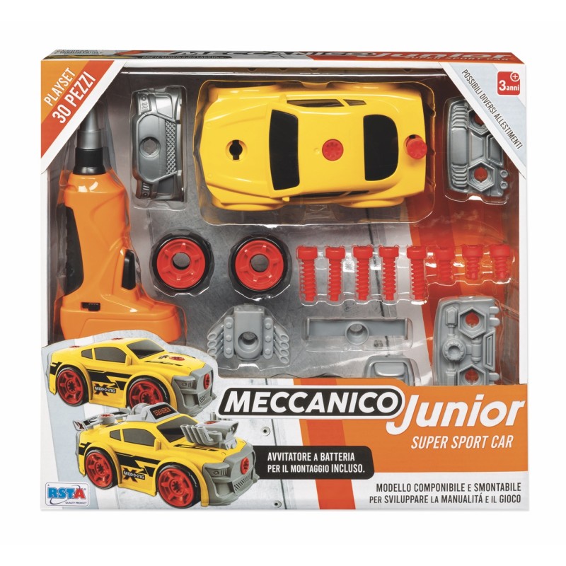 Rstoys 12129 - Set Meccanico Junior Sport Car