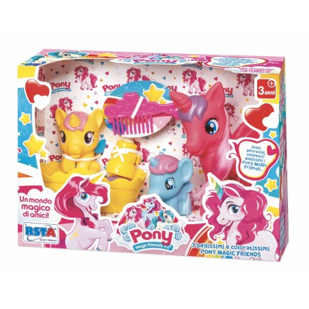 Rstoys 12163 - Playset 3 Pony Magic Friends