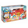 Rstoys 12172 - Primi Giochi Camion Pompieri Luci Suoni e Melodie con 2 Veicoli
