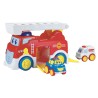 Rstoys 12172 - Primi Giochi Camion Pompieri Luci Suoni e Melodie con 2 Veicoli