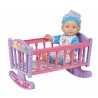 Rstoys 12177 - Bambolotto Bebè Bellissimo 30cm con Culla