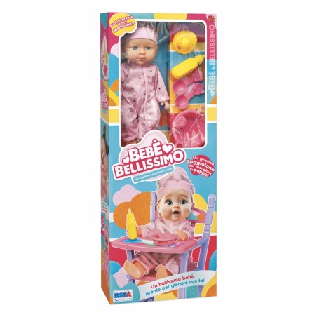 Rstoys 12178 - Bambolotto Bebè Bellissimo 30cm con Seggiolone