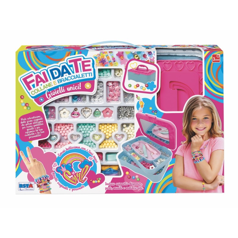 Rstoys 12180 - Playset Cofanetto Dispenser Collane e Braccialetti