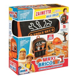 Rstoys 11691 - Zainetto Maxi Brico Trapano a Batteria 30 pz