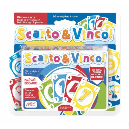 Rstoys 10552 - Gioco di Carte Scarta e Vinci