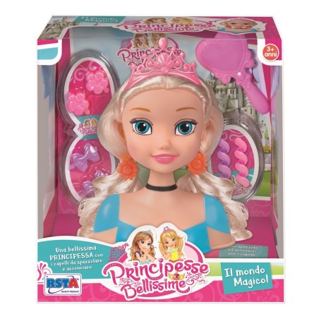 Rstoys 10602 - Busto Principessa da Pettinare con Accessori