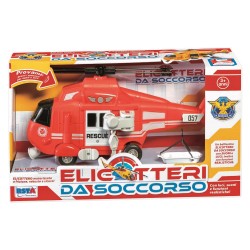 Rstoys 10706 - Elicotteri da Soccorso a Frizione Luci e Suoni