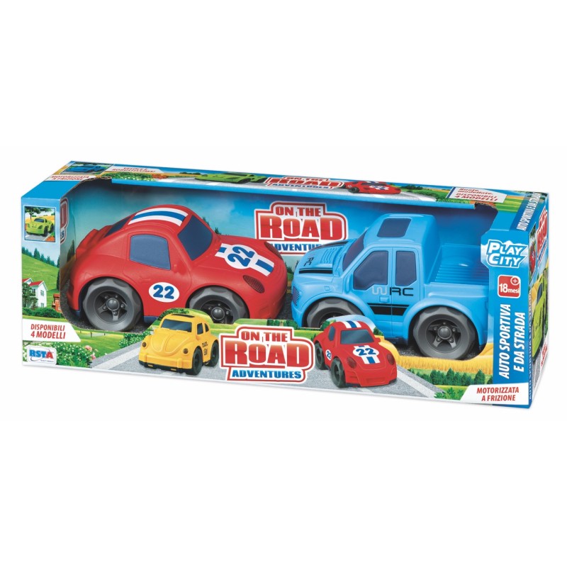 Rstoys 11409 - Playset 2 Auto a Frizione