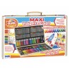 Rstoys 11899 - PlaySet Maxi Valigetta Colori in Legno con 168 Pezzi