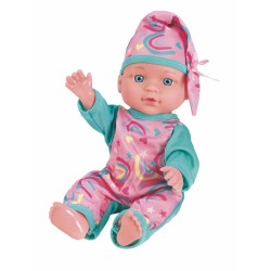 Rstoys 11976 - Bambola Bebè Bellissimo 30cm con Sacca e Biberon