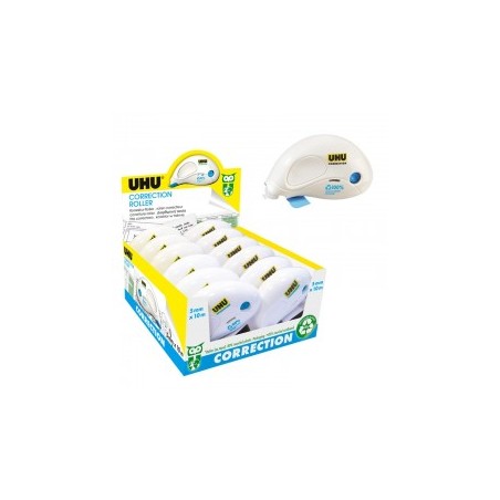Uhu 63521 - Correttore Roller a Nastro 5 mm x 10 Mt Conf.12 pz