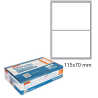 Ans 110 - Busta Etichette Adesive 115x70 Conf.10 Fogli